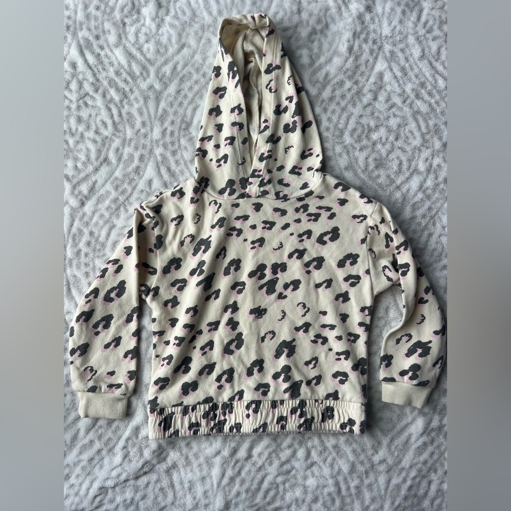 Grayson Mini Little Girls Leopard Print Hoodie | Size 3T